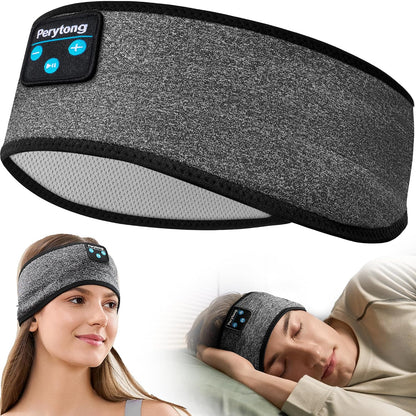 Bluetooth Sleep Headband for Side Sleepers – Soft Wireless Headphones